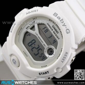 Casio Baby-G 200M Dual Time Sport White Watch BG-6903-7B, BG6903