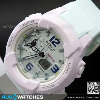 Casio Baby-G Dual Dial World Time Ladies Watch BGA-230PC-6B, BGA230PC