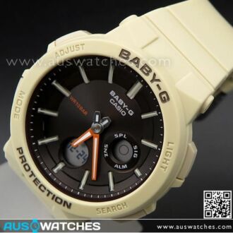 Casio Baby-G Neon Illuminator World time Alarm Watch BGA-255-5A, BGA255