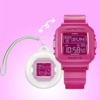 Casio BABY-G +PLUS Digital Watch With Case Holder Set BGD-10K-4, BGD10K