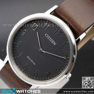 Citizen Eco-Drive Solar Calf Leather Strap Watch BJ6501-01E 