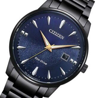 Citizen Eco-Drive Galaxy Blue Dial Sapphire Mens Watch BM7528-86L