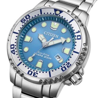 Citizen Promaster Eco-Drive Blue Dial Diver Watch BN0165-55L