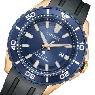 Citizen Promaster Eco-Drive Marine Blue Dial Divers Watch BN0196-01L