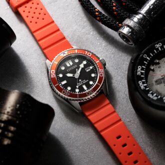 Citizen Promaster Eco-Drive Marine Orange 200m Diver Watch BN0268-01E
