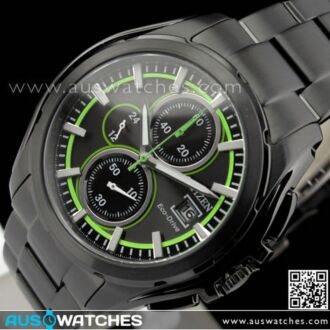 Citizen Eco-drive Chronograph Black Sports Watch CA0275-55E