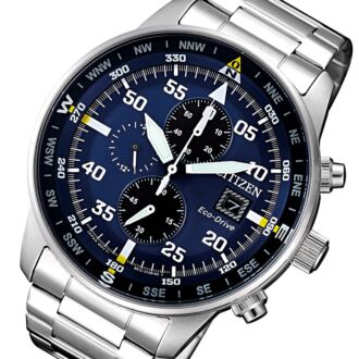 Citizen Eco-Drive Chronograph Stainless Steel Watch CA0690-88L