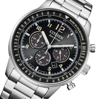 Citizen Eco-Drive Chronograph Stainless Steel Watch CA4500-83E