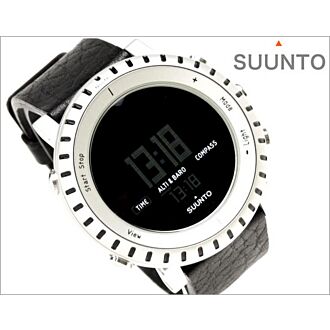 Suunto Core Alu Black Wrist-Top Computer Aluminum with Leather Watch