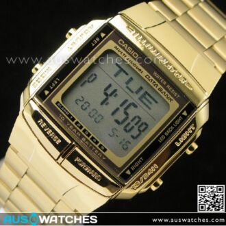 Casio Gold plated Data Bank watch DB-360G-9A DB360G 9A