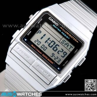 Casio Vintage Style Data Bank Unisex Digital Watch DB-380-1, DB380