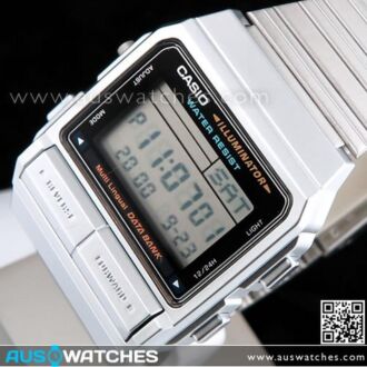 Casio Vintage Style Data Bank Unisex Digital Watch DB-380-1, DB380