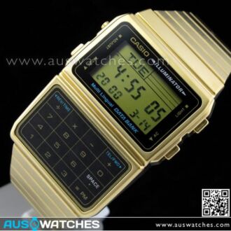 Casio Data Bank Telememo Calculator Watch DBC-611G-1DF, DBC611G