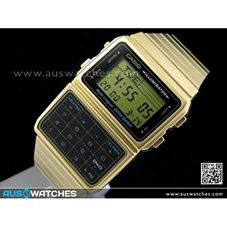 Casio Data Bank Telememo Calculator Watch DBC-611G-1DF, DBC611G