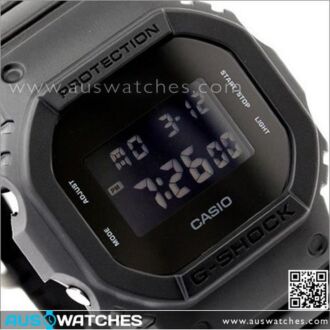 Casio G-Shock All Black Monotone Digital Watch DW-5600BB-1, DW5600BB