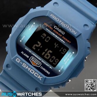 Casio G-Shock Camouflage Reversible Textile Nylon Band Watch DW-5600LU-2, DW5600LU