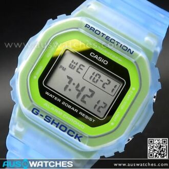 Casio G-Shock Semi Transparent Fluorescent Colors Watch DW-5600LS-2, DW5600LS
