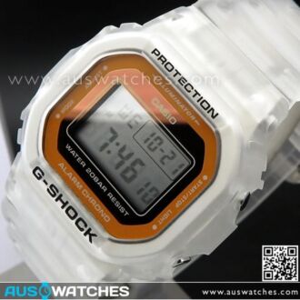 Casio G-Shock Semi Transparent Fluorescent Colors Watch DW-5600LS-7, DW5600LS