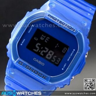 Casio G-Shock Color Skeleton Red Jelly Clear Watch DW-5600SB-2, DW5600SB