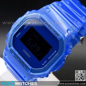 Casio G-Shock Color Skeleton Red Jelly Clear Watch DW-5600SB-2, DW5600SB