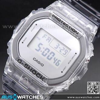 Casio G-Shock semi-transparent Metallic Mirror face Watch DW-5600SK-1, DW5600SK