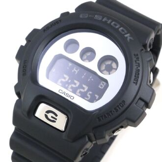 Casio G-Shock Silver Metallic Mirror Face Digital Watch DW-6900MMA-1, DW6900MMA