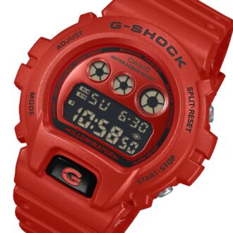Casio G-Shock Iconic Red Series Bio-Based Red Resin Band Watch DW-6900RRB-4