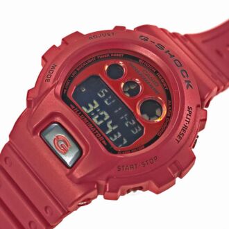 Casio G-Shock Iconic Red Series Bio-Based Red Resin Band Watch DW-6900RRB-4