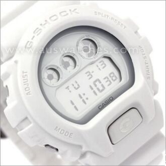Casio G-Shock Matt All-White Monotone Digital Watch DW-6900WW-7, DW6900WW