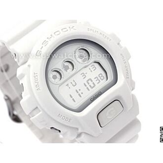 Casio G-Shock Matt All-White Monotone Digital Watch DW-6900WW-7, DW6900WW