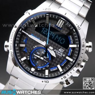 Casio Edifice Bluetooth Solar Mobile Link Watch ECB-800DB-1A, ECB800DB