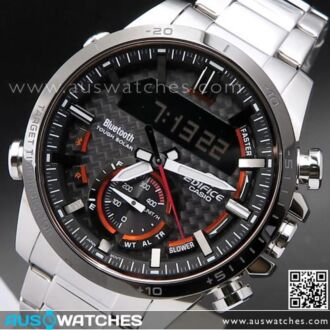 Casio Edifice Bluetooth Solar Mobile Link Watch ECB-800DB-1A, ECB800DB