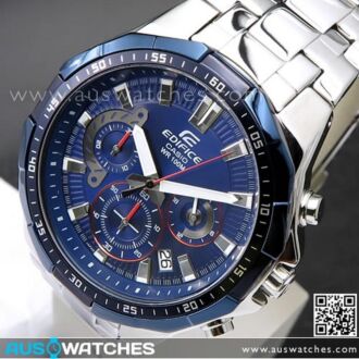 Casio Edifice Racing Blue 100M Sport Watch EFR-554RR-2AV, EFR554RR
