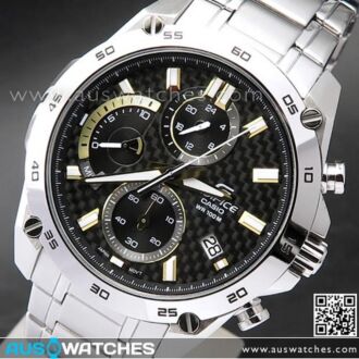 Casio Edifice Chronograph Carbon Fiber Dial Sport watch EFR-557CD-1A9, EFR557CD