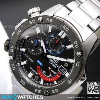 Casio Edifice Chronograph Retrograde Dial Stopwatch Watch EFR-558DB-1AV, EFR558DB