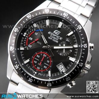 Casio Edifice Chronograph Stopwatch 100M Sport Watch EFV-540D-1AV, EFV540D