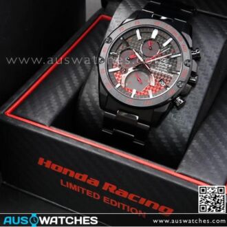 Casio EDIFICE X Honda Racing Super-Slim Bluetooth Ltd Watch EQB-1000HR-1A