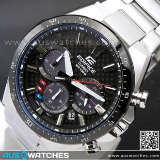 Casio Edifice Solar Chronograph Carbon Fiber Watch EQS-800CDB-1AV, EQS800CDB