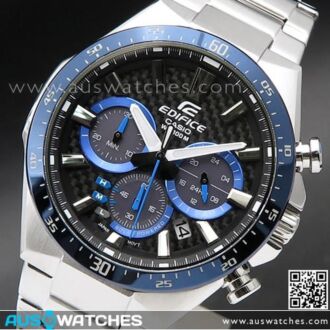 Casio Edifice Solar Chronograph Carbon Fiber Watch EQS-800CDB-1BV, EQS800CDB