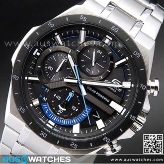 Casio Edifice Solar 100M Chronograph Watch EQS-920DB-1BV, EQS920DB