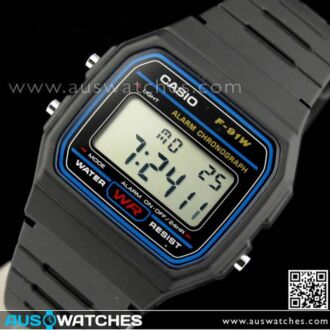 Casio Digital Water Resistant Classic Unisex Watch F-91W-1, F91W