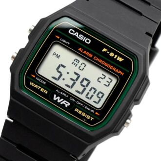 Casio Digital Water Resistant Classic Unisex Watch F-91W-3, F91W