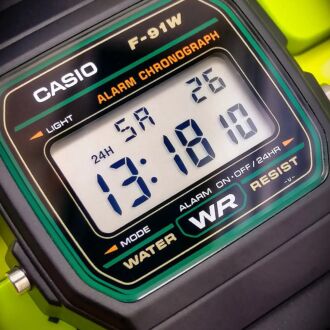 Casio Digital Water Resistant Classic Unisex Watch F-91W-3, F91W
