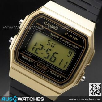 Casio Digital Water Resistant Classic Unisex Watch F-91WM-9A, F91WM