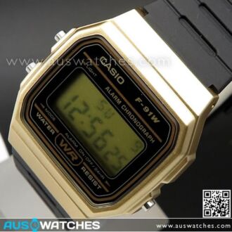 Casio Digital Water Resistant Classic Unisex Watch F-91WM-9A, F91WM