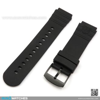 Luminox Original Replacement 22mm Rubber Strap Black Clasp For Leatherback Sea Turtle Giant