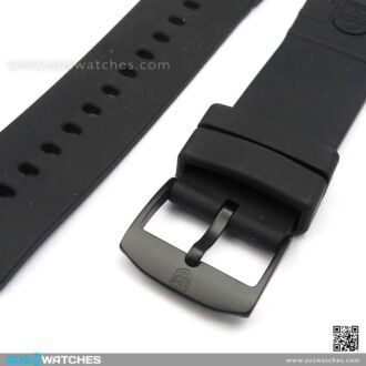 Luminox Original Replacement 22mm Rubber Strap Black Clasp For Leatherback Sea Turtle Giant