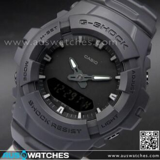 Casio G-Shock Matte Black Analog Digital 200M Sport Watch G-100BB-1A, G100BB