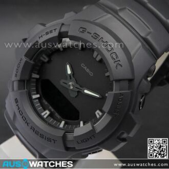 Casio G-Shock Matte Black Analog Digital 200M Sport Watch G-100BB-1A, G100BB