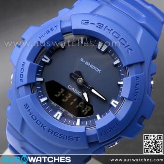 Casio G-Shock Modestly Clean Analog Digital 200M Sport Watch G-100CU-2A, G100CU